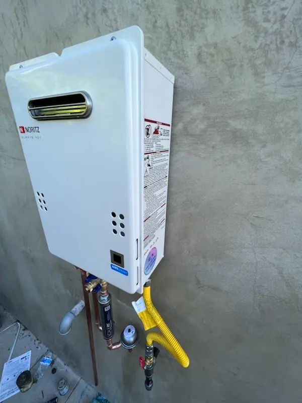 Tankless water heater installation for Sitka homes