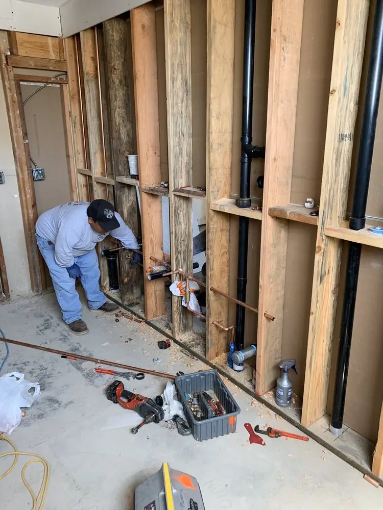 Commercial rough-in plumbing for Commercial Plumbing in Sitka